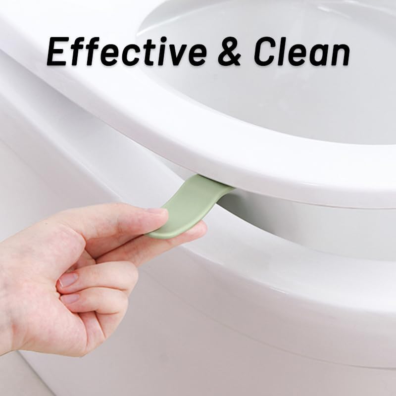 Yopolaz 4 Pack Toilet Seat Lifter - Toilet Seat Lift Handle Tools - Extra Long Avoid Touching Seat Cover Lifter Bathroom Accessories for Home, Office, and Hotel (4 Pack) - Image 4